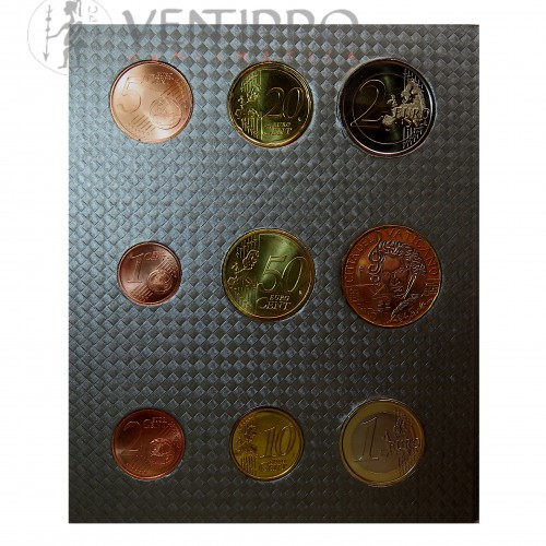 Vaticano, Cartera oficial 9 Valores 2020 + 5€ 250 Aniv. Nacimiento Beethoven.