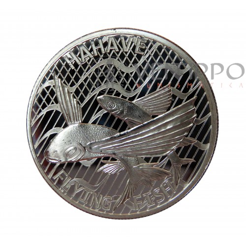 Tokelau, 5$NZ Plata ( 1 Oz. 999 mls ) Pez Volador, 2020, Bu.