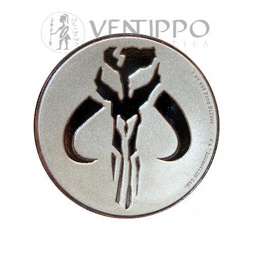 Nive, 2$ PLata ( 1 Oz. 999 mls ) 2020 Mandakorian Mythosaur, Bu.