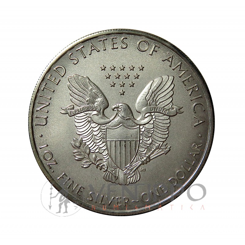 Estados Unidos, Dollar Plata ( 1 Oz. 999 mls ) Liberty Eagle, 2011.