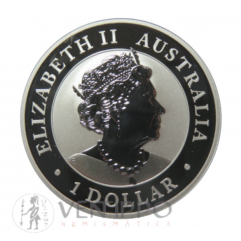 Australia, Dollar plata ( 1 OZ. 999 mls. ) Emu 2019, BU.