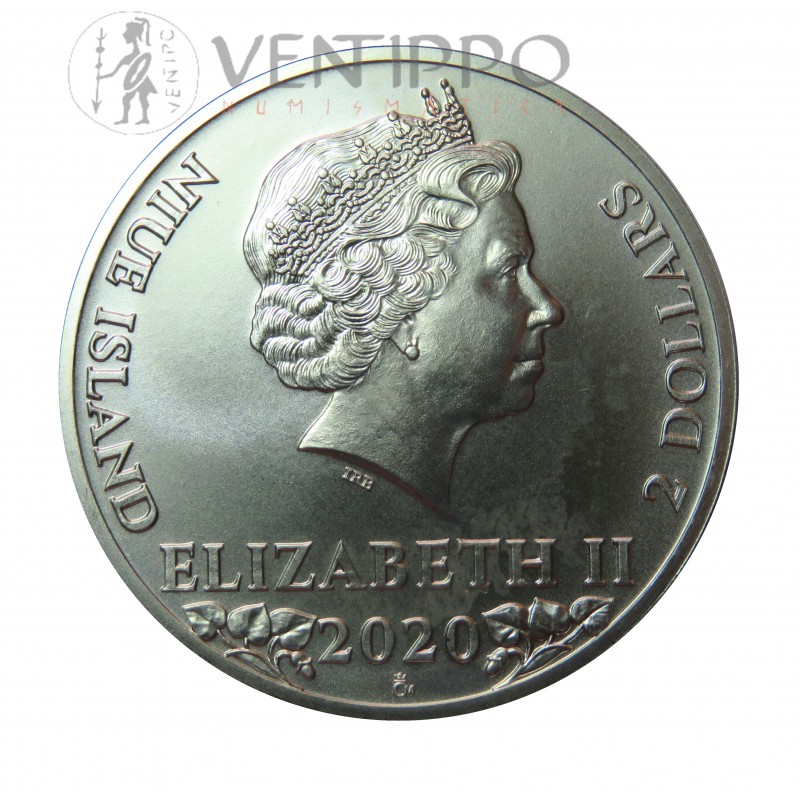 Niue, 2 $ Plata ( 1 OZ. 999 mls) 2020 León República Checa, BU