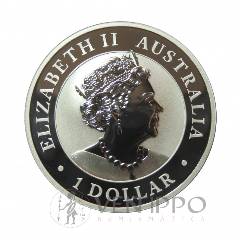 Australia, Dollar Plata ( 1 OZ. 9999 mls) Emu 2020, BU