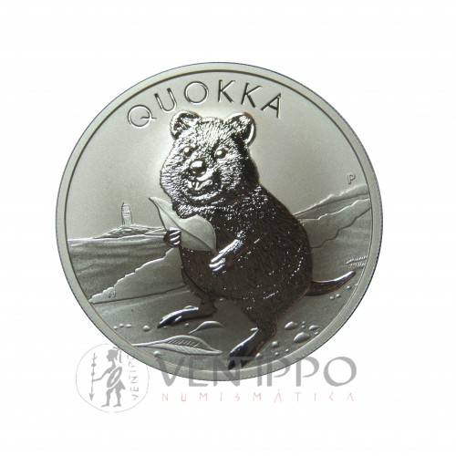 Australia, Dollar plata ( 10Z. ley 999 mls. ) 2020, Quokka, BU.