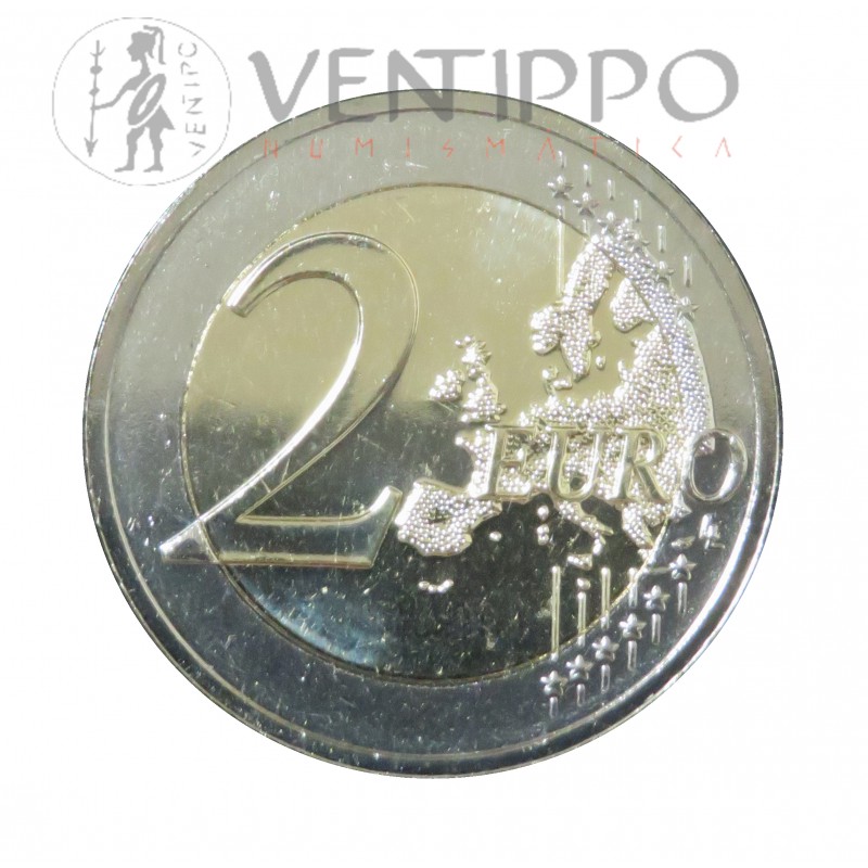 Estonia, Cartera 2 €, 2020, 200 Aniv. Descubrimiento Antártida, FDC.