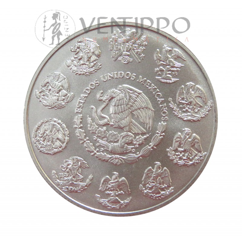 México, Onza Plata ( 1 OZ. 999 mls. ) Libertad 2020.