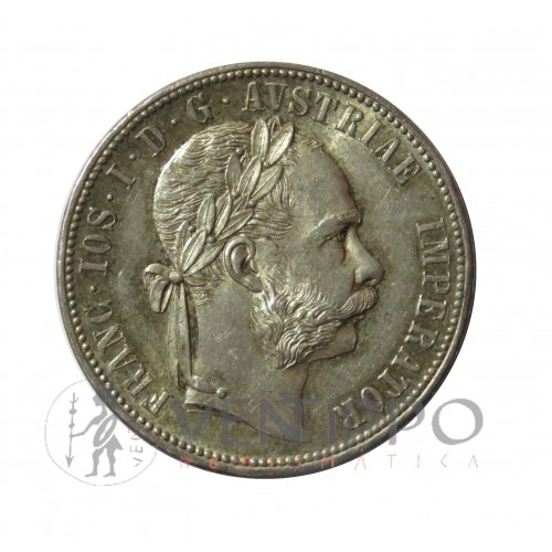 Austria, 1 Florín Plata, 1878, EBC+
