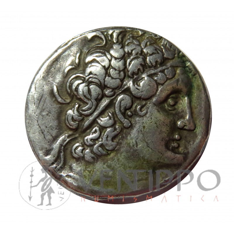 Egipto, Tetradracma plata, Ptolomeox , MBC.