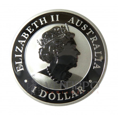 Australia, 1 $ Plata ( 1 OZ. 999 mls. ) Koala 2021, BU.