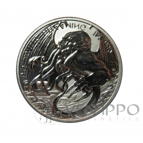 Islas Tokelau, 2 $ Plata ( 1 OZ. 999 mls. ) 2021 Cthulhu, BU.