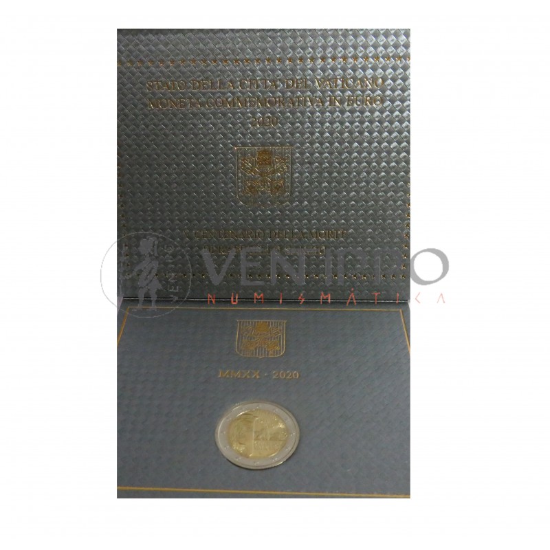 Vaticano, Cartera Oficial 2 € 2020, V Centenario Muerte Rafael Sanzio.