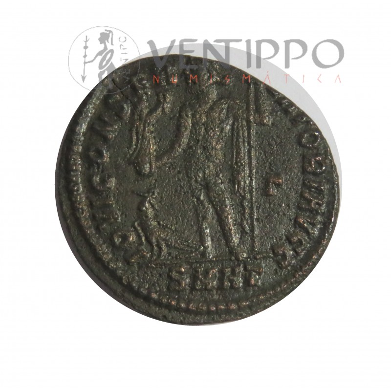 Licinio, Follis AE, Iovi Conservatori AVG, EBC / MBC+