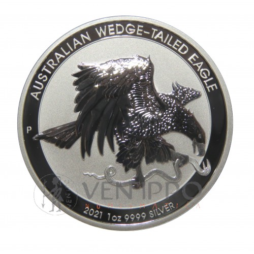 Australia, Dollar Plata ( 1 OZ. 999 mls. ) Águila 2021, BU.