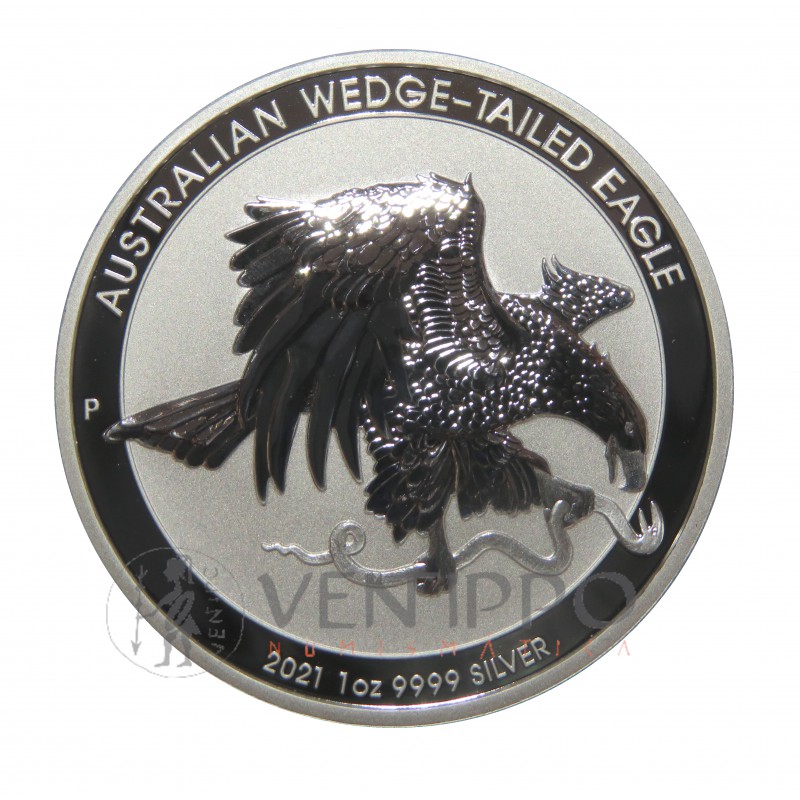 Australia, Dollar Plata ( 1 OZ. 999 mls. ) Águila 2021, BU.