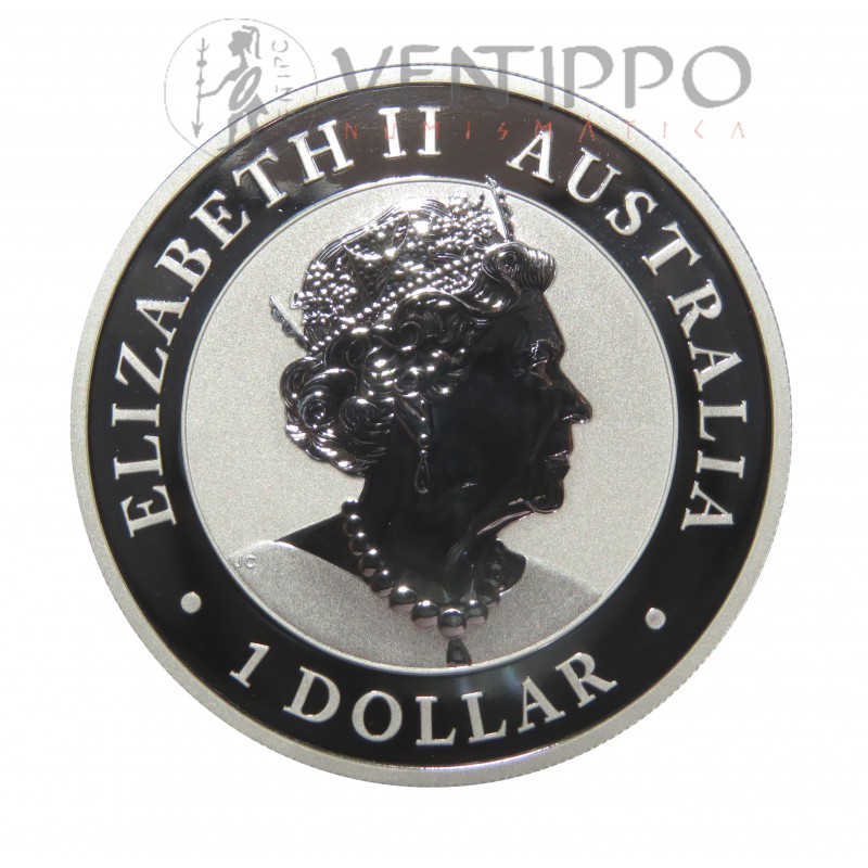 Australia, Dollar Plata ( 1 OZ. 999 mls. ) Águila 2021, BU.