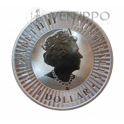Australia, 1$ Plata ( 1 Oz. 999 mls ) Canguro Perth 2021 S/C