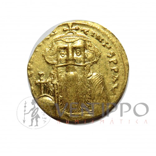Imperio Bizantino, Sólido Oro, Constante II, EBC.
