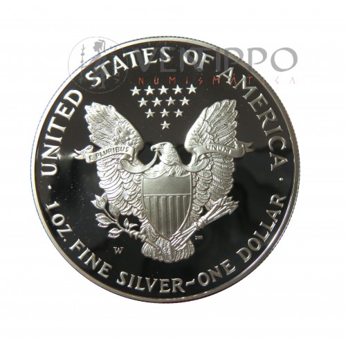 Estados Unidos, Dollar Plata ( 1 OZ. 999 mls. ) Liberty Eagle 2001, Proof