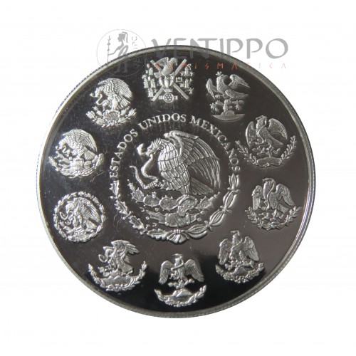 México, 2 Onzas Plata ( 62,20 gramos 999 mls. ), Libertad 2021, PROOF.
