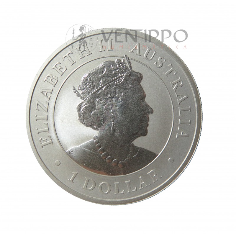 Australia, 1 $ Plata ( 1 OZ 9999 mls. ) Koala 2022, BU.