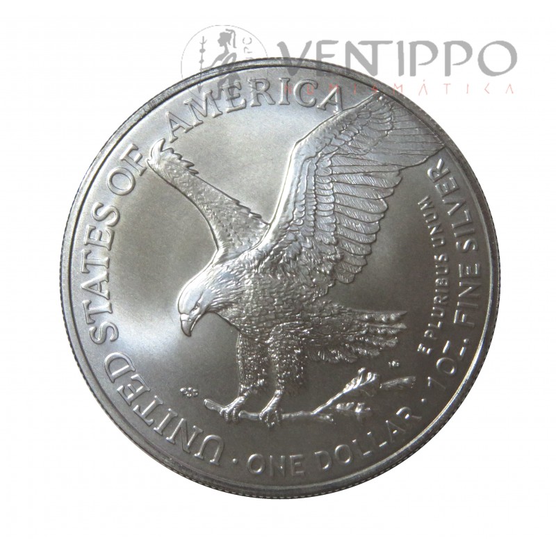 Estados Unidos, Dollar Plata ( 1 OZ. 999 mls. ) 2022. Liberty Eagle II.