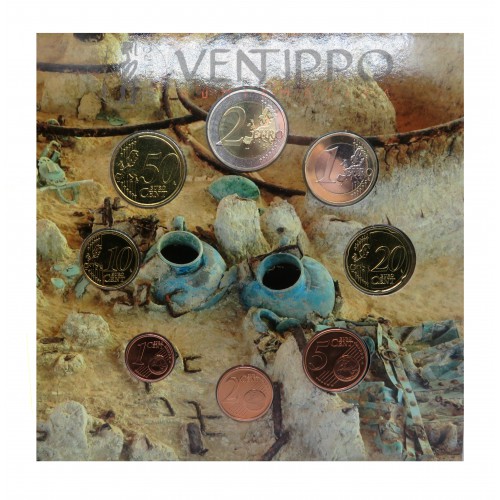 Grecia, Cartera Oficial 8 Valores, 2014, FDC, Tracia.