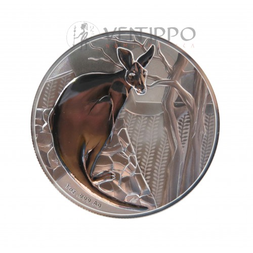 Australia, 1 $ Plata (1 OZ. 9999 mls) Canguro RAM 2022 BU