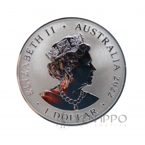 Australia, 1 $ Plata (1 OZ. 9999 mls) Canguro RAM 2022 BU