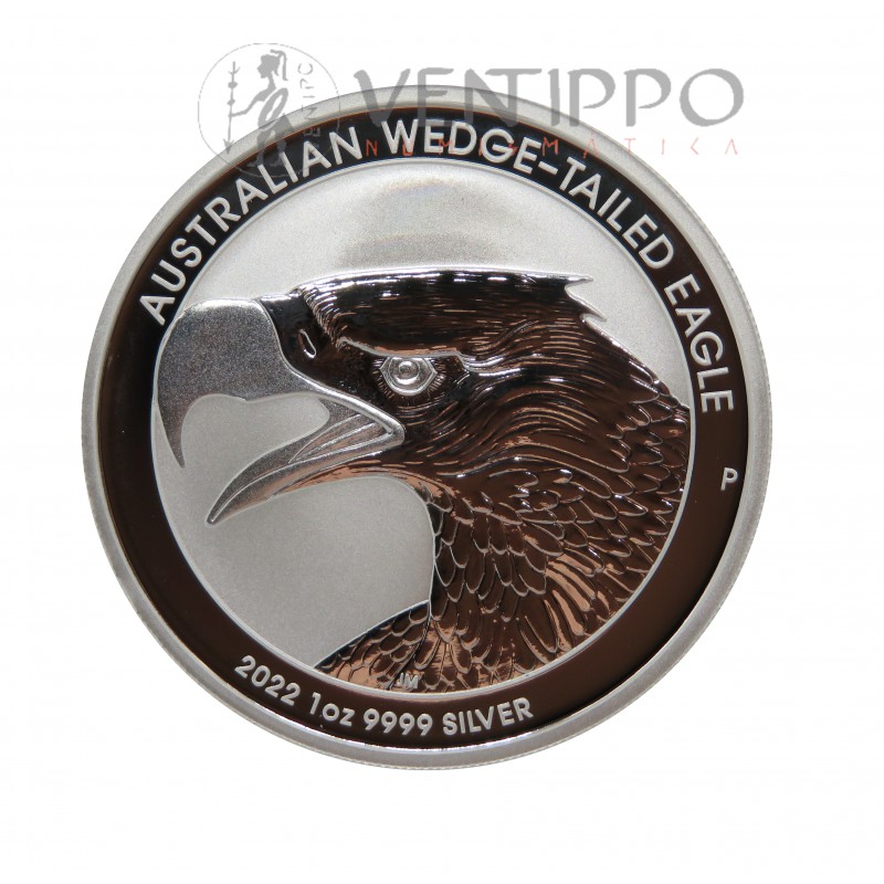 Australia, Dollar plata (1 Oz.ley 999 mls) Águila 2022, BU