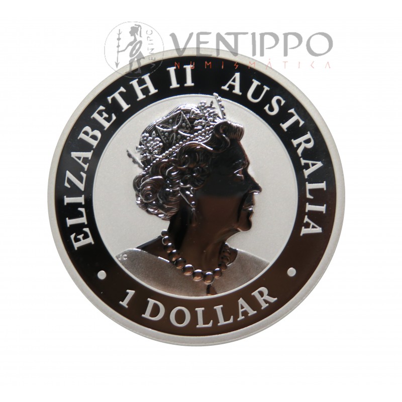 Australia, Dollar plata (1 Oz.ley 999 mls) Águila 2022, BU