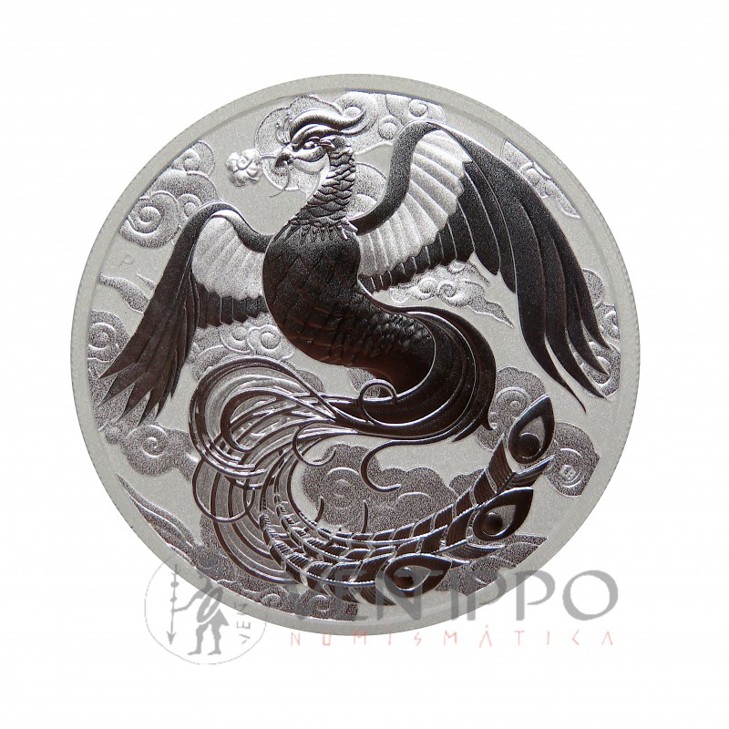 Australia, Dollar Plata ( 1 OZ 9999 mls. ) Fénix 2022, BU.