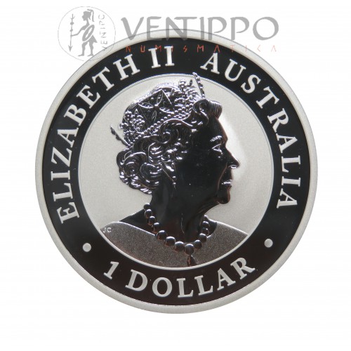 Australia, Dollar Plata ( 1 OZ ley 999 mls ) Emu 2022, BU