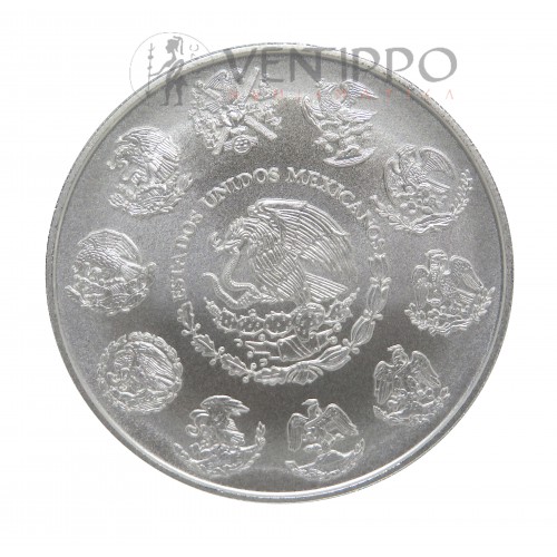 México, 2 Onzas Plata ( 62,20 gramos, ley 999 mls. ) Libertad 2022, S/C Mate.