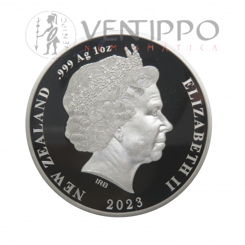 Nueva Zelanda, Dollar Plata (1 Oz. 999 mls) 2023 Southern Brown Kiwi, Proof