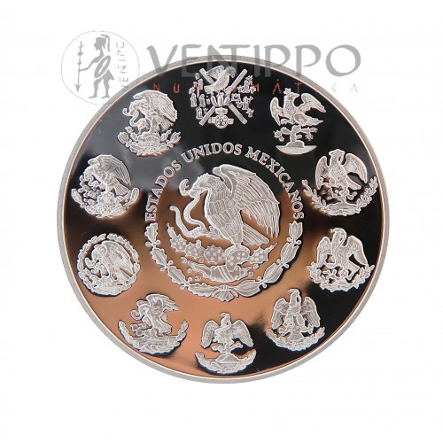 México, 1 Onza Plata ( 31,10 gramos ley 999 mls. ) Libertad 2022, Proof.