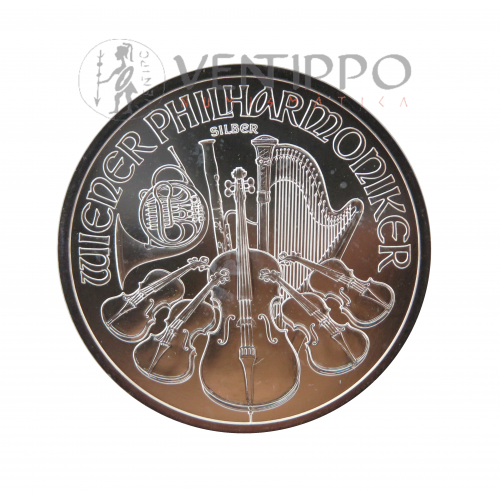 Austria, 1'5 € Plata ( 1 OZ 999 mls. ) Filarmónica 2011, S/C