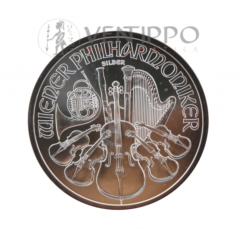 Austria, 1'5 € Plata ( 1 OZ 999 mls. ) Filarmónica 2011, S/C