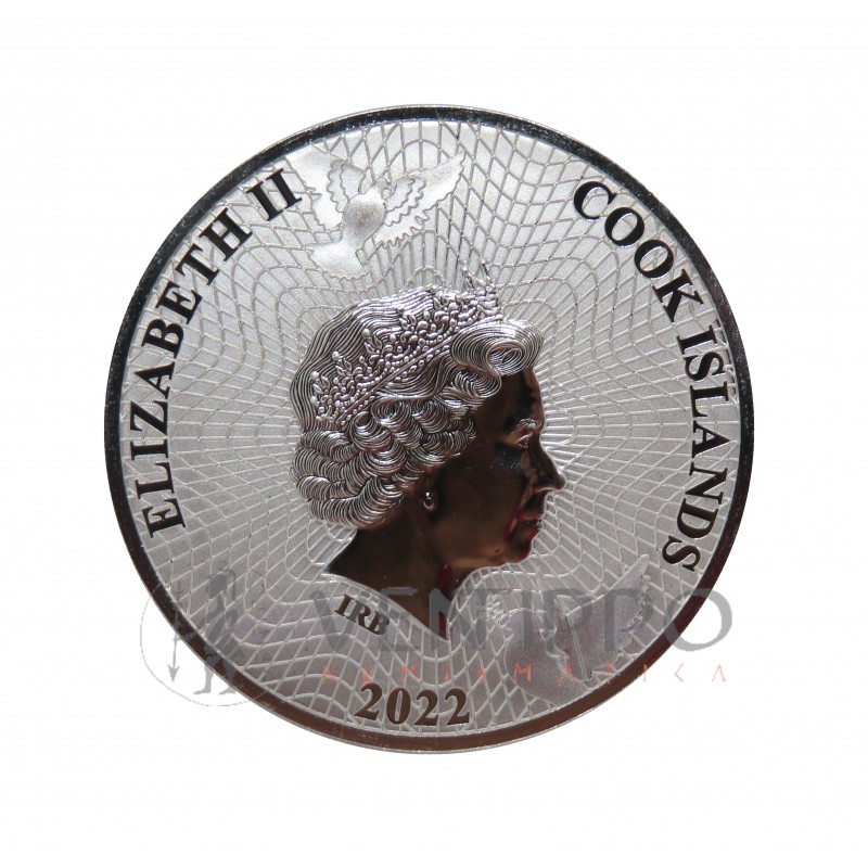 Islas Cook, 1 $ Plata (1 oz. ley 999 mls) 2022 Heal The Word BU