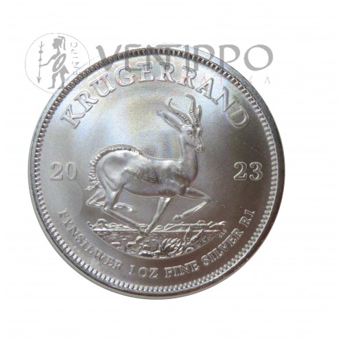Sudáfrica, Krugerrand Plata (1 Oz. 999 mls) 2023 S/C.