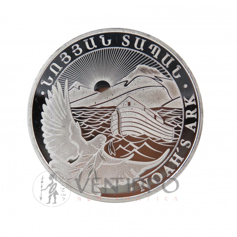 Armenia, 500 Dram Plata ( 1 OZ ley 999 mls )