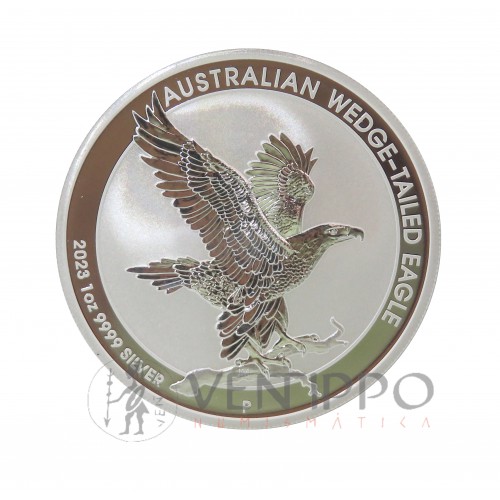 Australia, Dollar Plata ( 1 OZ  9999 mls ) Águila 2023 BU