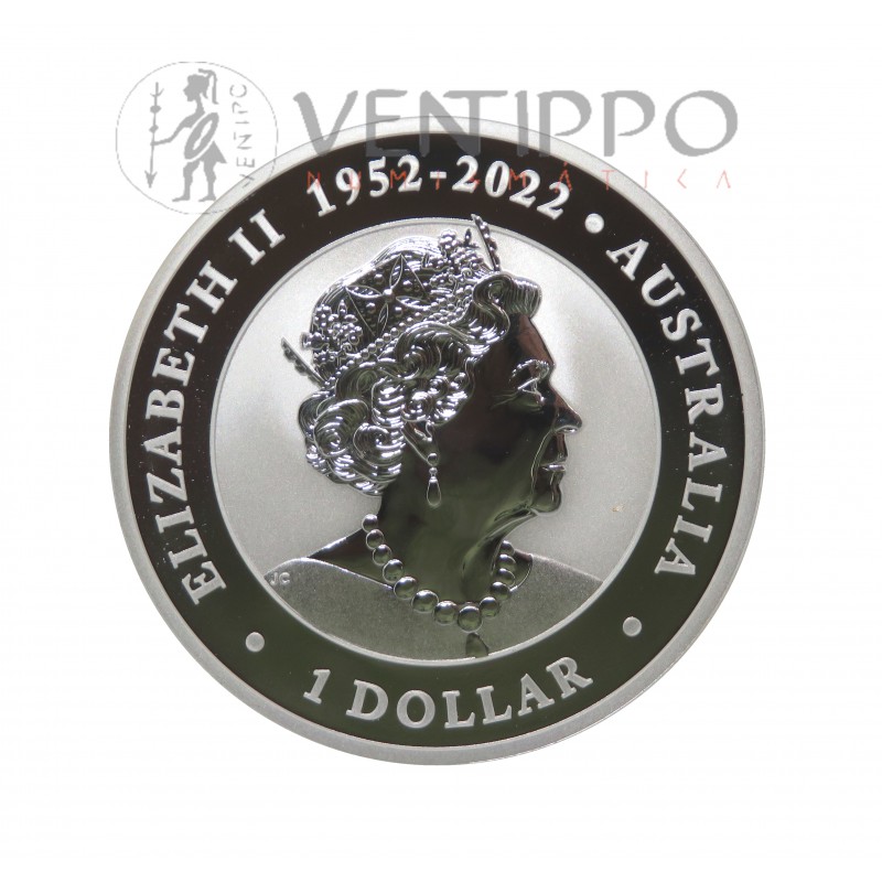 Australia, Dollar Plata ( 1 OZ  9999 mls ) Águila 2023 BU