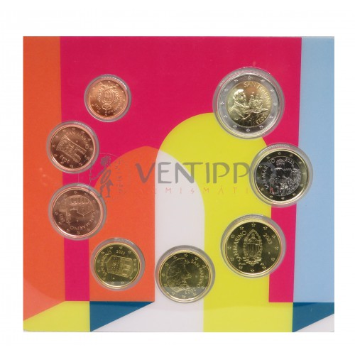 San Marino, Cartera Oficial 8 Valores, 2023 FDC