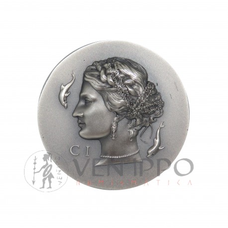 Islas Cook, 5 $ Plata ( 1 OZ 999 mls. ) 2023 Arethusa, Proof Antique Finish.