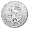 CANADÁ, 20 $ PLATA ( 7'96 grs., LEY 9999 mls. ), HOCKEY 2013