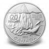 CANADÁ, 20 $ PLATA ( 7,95 grs ley 9999 mls) ICEBERG 2013