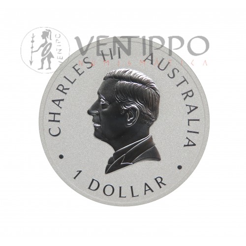 Austria, Dollar Plata ( 1 OZ 9999 mls .) Kookaburra 2024, BU.