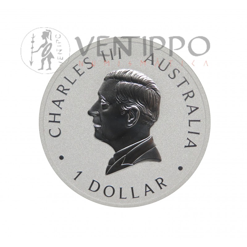 Austria, Dollar Plata ( 1 OZ 9999 mls .) Kookaburra 2024, BU.