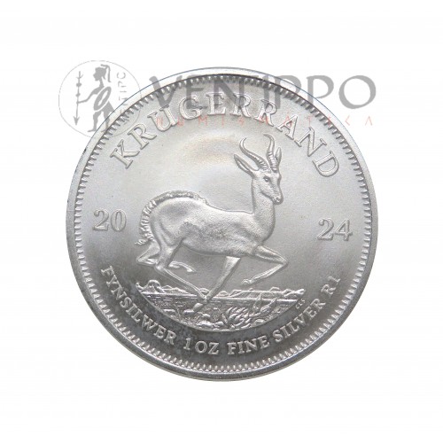 Sudáfrica, Krugerrand Plata ( 1 OZ 999 mls .) 2024 S/C