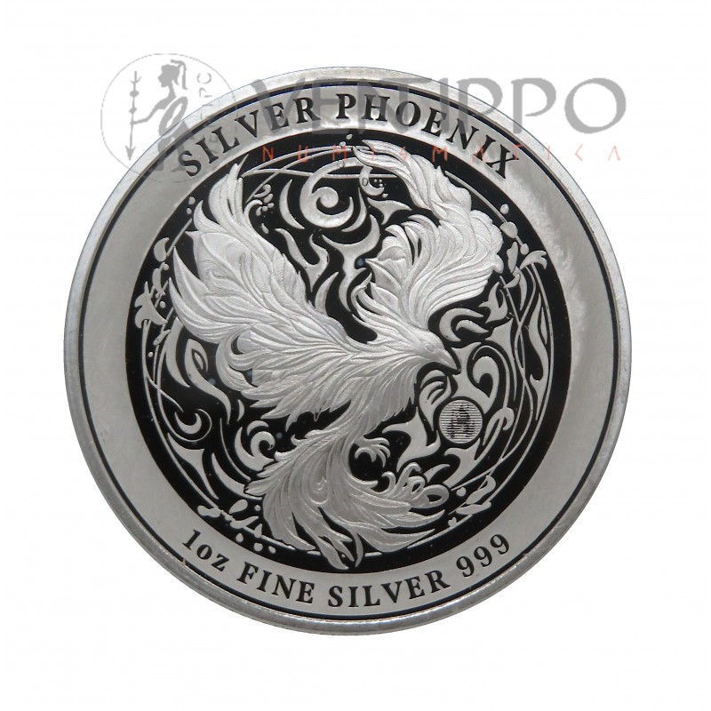 Niue, 2 $ Plata ( 1OZ 999 mls ) Phoenix 2024, BU